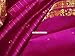 Violet Red Indian Bridal Sari with Golden Zari Border. Bellydance fabric