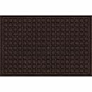 Apache Mills 60-885-1403 Textures Blocks Entrance Mat, 2-Feet by 3-Feet, Walnut