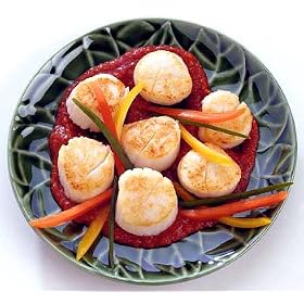 The Crab Place Sea Scallops, 1 Pound (10-20 ct lb) by The Crab Place