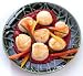 Gourmet Food : The Crab Place Sea Scallops, 1 Pound (20-30 ct/lb)