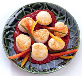 The Crab Place Sea Scallops, 1 Pound (10-20 ct lb) by Fresh Sea Scallops