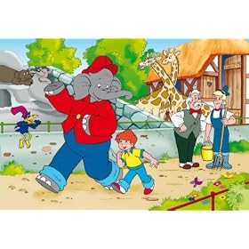 Schmidt Spiele - 20 Pieces Jigsaw Puzzle - Benjamin : Walk in the Zoo