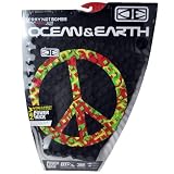 Ocean Earth Spray Not Bombs Surfboard Traction Pad Rasta