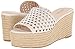Nine West Women's Ertha Leather Wedge Sandal