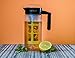 Premium 3-in-1 Infusion Pitcher - Free Recipe eBook Included - Fruit Infuser for strong flavoured water, Tea/Iced tea maker and Cold coffee brewer - Great for weight loss, detox and heathy lifestyle