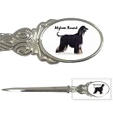 Afghan Hound Black Letter Opener