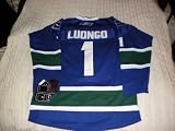 ROBERTO LUONGO #1 VANCOUVER CANUCKS OFFICIAL HOME JERSEY - SIZE L