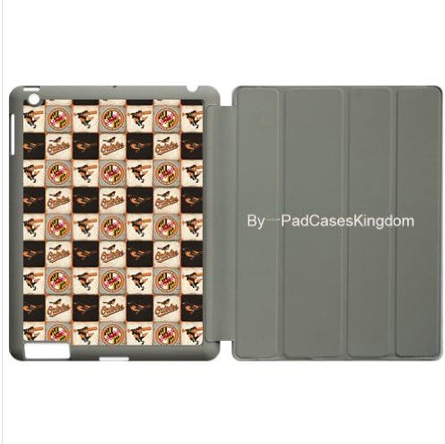 Wake/Sleep Stand MLB Baltimore Orioles team style iPad 2 & iPad 3 smart case for their supporters by padcaseskingdom