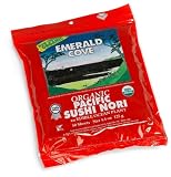 Review Emerald Cove  / Emperor's Kitchen Emerald Cove Silver Grade Organic Pacific Sushi Nori (Dried Seaweed), 50-Count Sheets (Pack of 4)