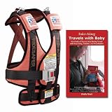 Bundle: Small Red RideSafer Travel Vest (new 2012 model!) with Take-Along Travels with Baby Tips Guidebook