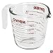 Pyrex Prepware 2-Cup Measuring Cup, Clear with Red Measurements