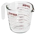 Pyrex Prepware 2-Cup Measuring Cup, Clear with Red Measurements