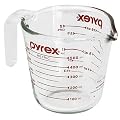 Pyrex Prepware 2-Cup Measuring Cup, Clear with Red Measurements