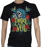 PIERCE THE VEIL - Skull Roses - Black T-shirt