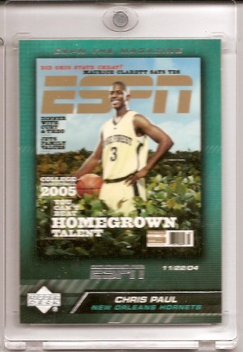 Cheap 2005 /06 Upper Deck ESPN Chris Paul "ESPN The Magazine Cover" Basketball Rookie Card - Mint Condition- Shipped In Protective Screwdown Case !