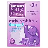 Bassett's Soft & Chewy Early Health Plus Omega-3  Vitamins ACD&E - Summer Fruit Flavour 30 Pastilles