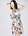 Lookatool 1pc Women Summer Sunflower Beach Mini Dress (S)