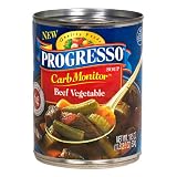 Progresso Carb Monitor Soup, Beef Vegetable , 18.5 oz (1 lb 2.5 oz) 524 g