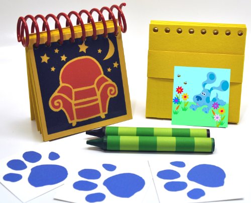 Handcrafted Blues Clues Handy Dandy Nightime Notebook