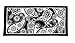 Vera Bradley Beach Towel in Midnight Paisley (black, white, multi)