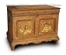 29.5 in l x 19 in w x 22.25 in ht, Bird Garden Design Trunk Coffee Table