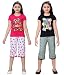 SINIMINI GIRLS PRINTED CAPRI SET (PACK OF 2) RS.797.00