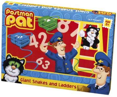 Childrens Toyshop  Toys : Postman Pat Giant Snakes & Ladders