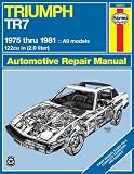 Haynes Triumph TR7 Manual, No. 322: 75- 81 (Haynes Manuals)