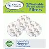 Hoover Linx Washable & Reusable Foam Sponge Filter 3-Pack; Replaces Hoover Platinum Linx Part # 902185003, 562161003, 410044001, BH50010, BH50015, SH20030; Designed & Engineered By Crucial Vacuum