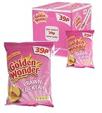 Golden Wonder Prawn Cocktail Case of 48 Packs and Each Pack 34.5g