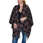 Polo Ralph Lauren Cashmere Poncho Jacket Blanket Plaid