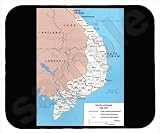 South Vietnam Map Mouse Pad