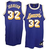 Magic Johnson Los Angeles Lakers NBA Swingman Hardwood Classics Throwback Purple Jersey