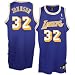 Men`s Los Angeles Lakers #32 Magic Johnson Purple Swingman Jersey
