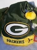 Green Bay Packers plush holly NFL Solid color Team logo Santa Hat