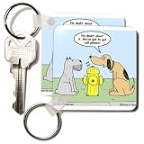 Rich Diesslins Funny General Cartoons - Dog Fire Hydrant Discussions - Cell Phones - Key Chains