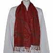 Mens Scarf Pure Wool Gifts for Him Handmade In India 12 x 60 inches (wsmf057)
