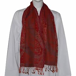Mens Scarf Pure Wool Gifts for Him Handmade In India 12 x 60 inches (wsmf057)