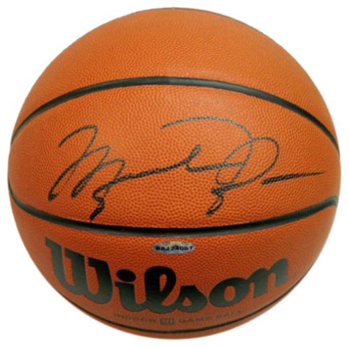 Upper Deck Michael Jordan Autographed Basketball (UDA)