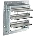 TPI Corporation CES-10G Direct Drive Exhaust Fan Wall Shutter, 10" Diameter