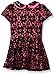 Young Hearts Little Girls' 2 Piece Woven Dress with Bow and Legging Set