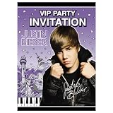 Justin Bieber Invitations