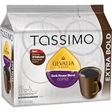 Gevalia Dark House Blend Coffee - Extra Bold - T Discs for Tassimo Brewers 12 Count