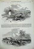 1856 ENGLAND VIEW LYTHAM WINDMILL SOUTHPORT LANCASHIRE