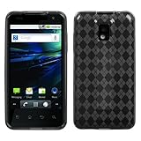 TPU Smoke Argyle Pane Silicone Skin Gel Cover Case For LG Optimus G2x