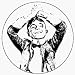 Search : Little Rascals - Alfalfa (Drawing) - 1" Button / Pin