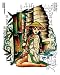 Don Ed Hardy - Chinese Woman Tattoo, 4" X 3"