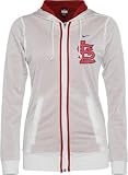 Womens St. Louis Cardinals White Fresh Mesh Hooded Sweatshirt - XL