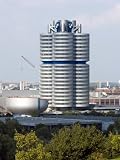Bmw Building, Munich, Bavaria, Germany Stretched Canvas Poster Print