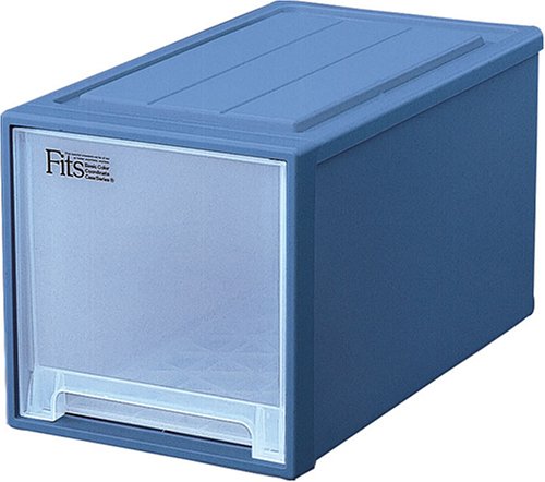 Fits フィッツケース クローゼット L-30 (幅30x奥行53x高さ30cm) ブルー